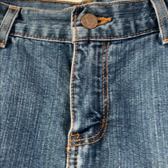 MANAGER Women’s Double Side Split Denim Skirt, Size 31 - Picture 3 of 5